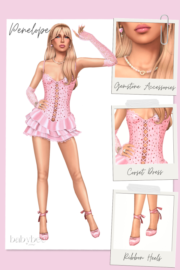 Maxis Match Penelope Star Popstar Lookbooks by simsfinds - The Sims 4 Custom Content