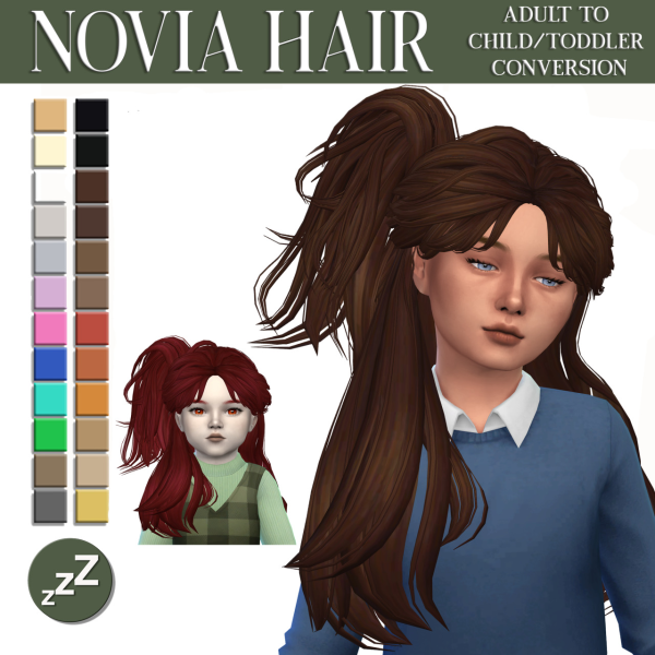 Maxis Match Amberrrrrrr_ Hair Conversions by simsfinds - The Sims 4 Custom Content