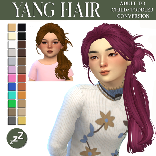 Maxis Match Amberrrrrrr_ Hair Conversions by simsfinds - The Sims 4 Custom Content