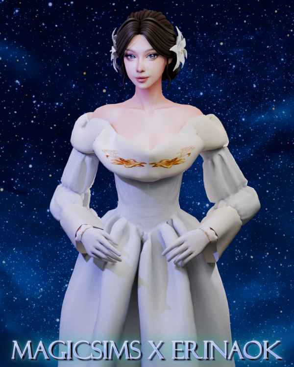 Maxis Match Lili hair Magic_sims x ErinAOK by simsfinds - The Sims 4 Custom Content