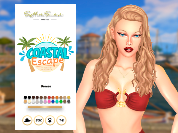 Maxis Match Breeze Hairstyle by sehablasimlish - The Sims 4 Custom Content