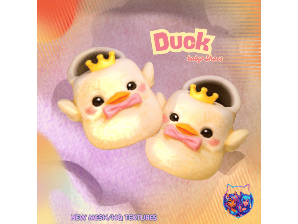 Mix DUCK BABY SHOES by PastelPaws - The Sims 4 Custom Content