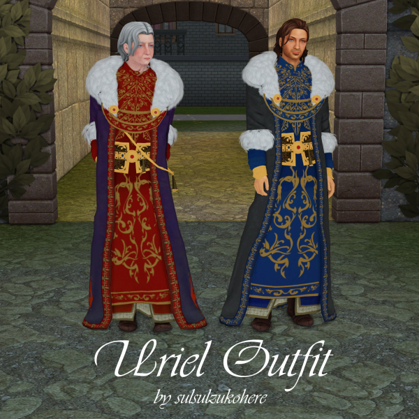 Mix Uriel Outfit by sulsulzukohere - The Sims 4 Custom Content