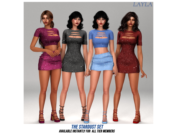 Alpha patreon The Stardust Set - The Sims 4 Custom Content