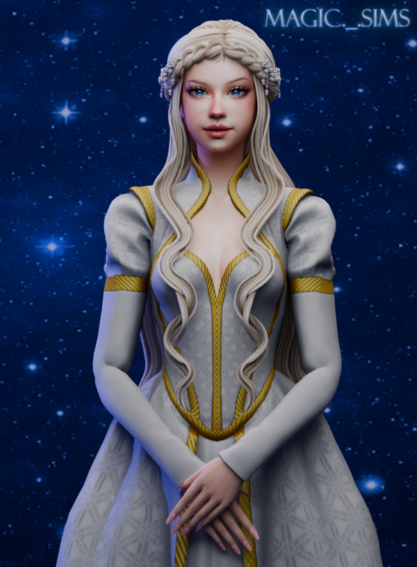 Maxis Match Marianne hair Magic_sims by simsfinds - The Sims 4 Custom Content
