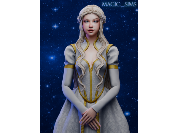 Maxis Match Marianne hair Magic_sims - The Sims 4 Custom Content