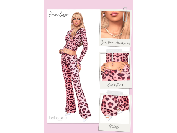 Maxis Match Penelope Star Popstar Lookbooks by babybeesims - The Sims 4 Custom Content