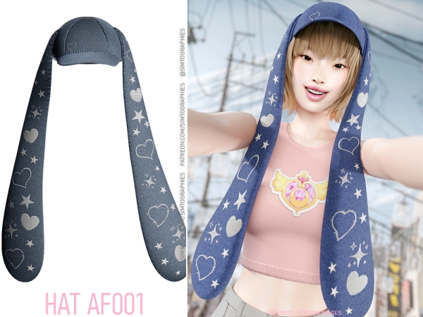 Alpha Hat AF001 - The Sims 4 Custom Content