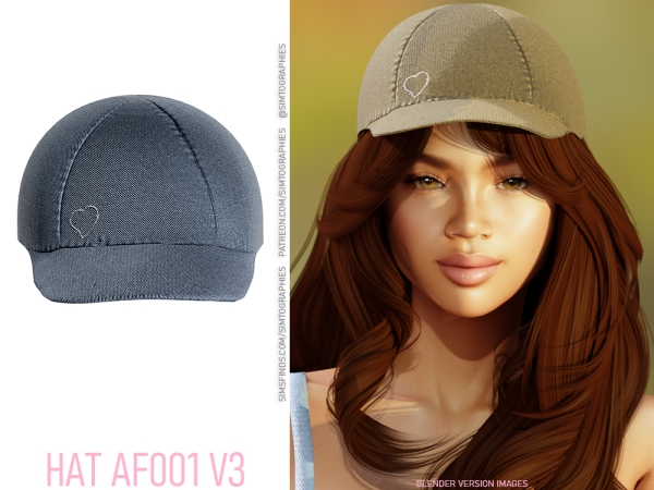 Alpha Hat AF001 V3 - The Sims 4 Custom Content