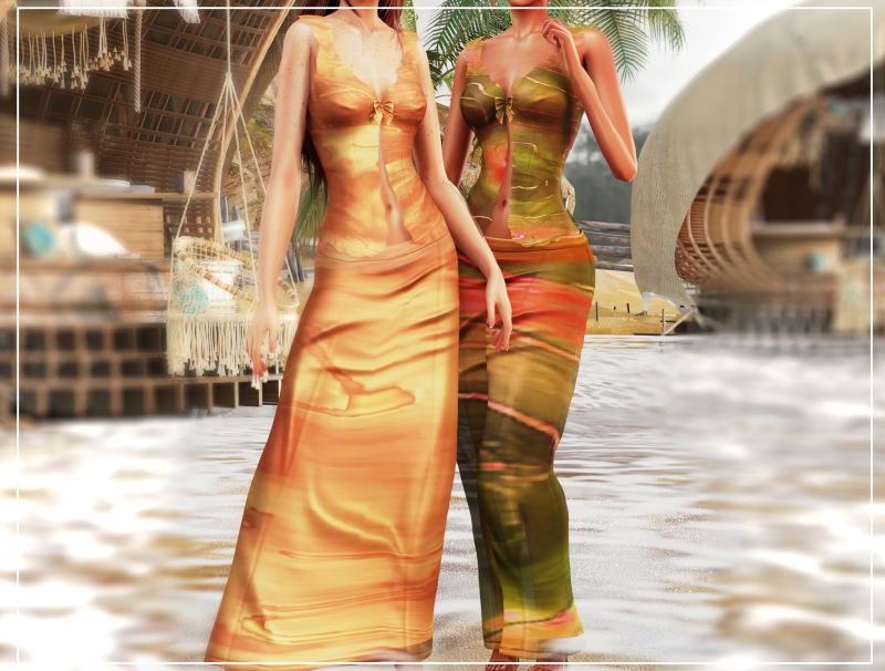 Alpha Coastel Chic set 3 by beccaxcouquetts - The Sims 4 Custom Content