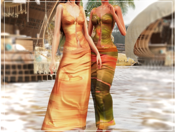 Alpha Coastel Chic set 3 - The Sims 4 Custom Content
