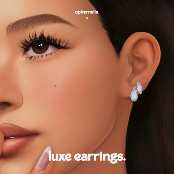 Maxis Match luxe earrings by simsfinds - The Sims 4 Custom Content