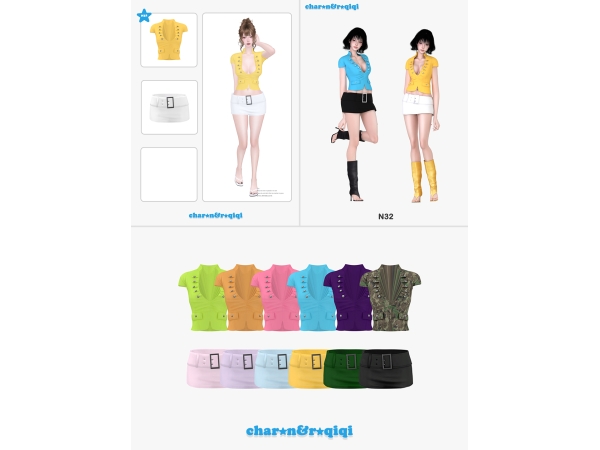 Mix [charonroqiqi]N32 - The Sims 4 Custom Content