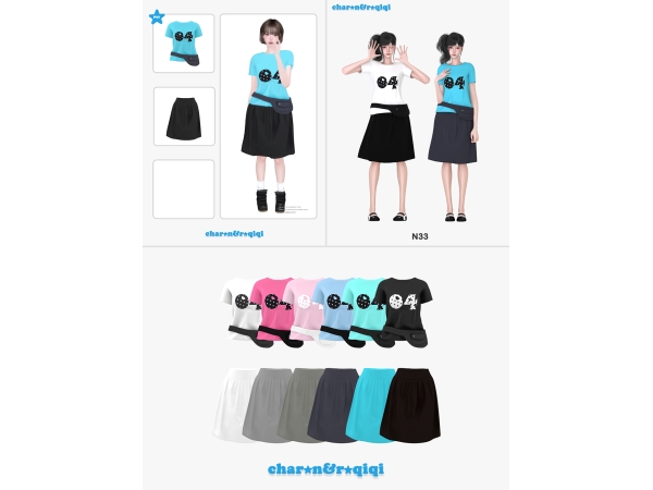 Mix [charonroqiqi]N33 - The Sims 4 Custom Content