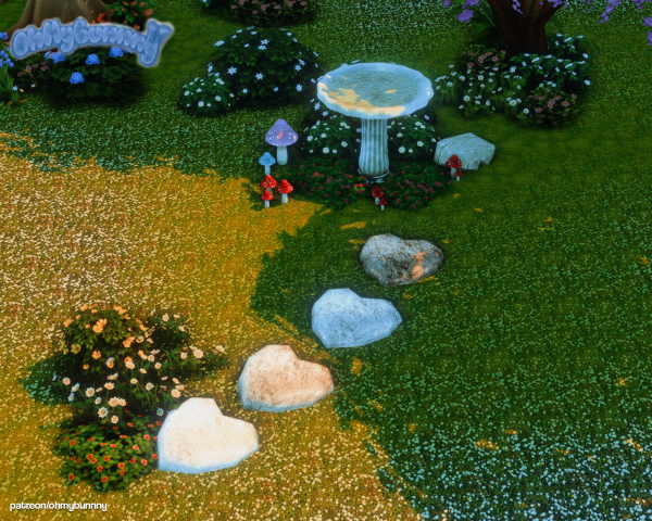 Alpha Garden Stuff by ohmybunnny2 - The Sims 4 Custom Content
