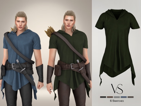 Alpha Archer Set Shirt - The Sims 4 Custom Content