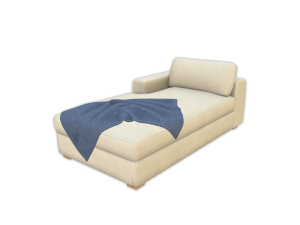 Maxis Match Comiko Living Modern Farm Longue left - The Sims 4 Custom Content