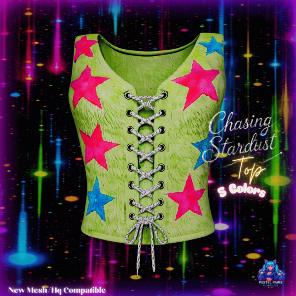 Alpha Chasing Stardust_Top by simsfinds - The Sims 4 Custom Content
