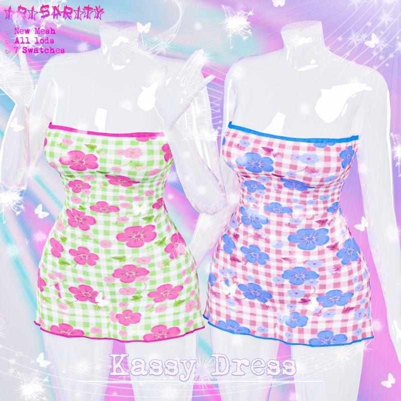 Alpha Kassy Dress by irisaritysims - The Sims 4 Custom Content
