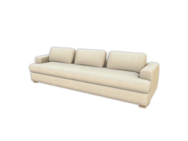 Maxis Match Comiko Living Modern Farm Sofa Threeseater - The Sims 4 Custom Content