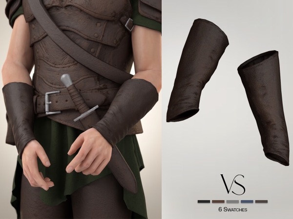 Sims 4 Alpha Luvas Masculinas CC: Archer Set - Gloves