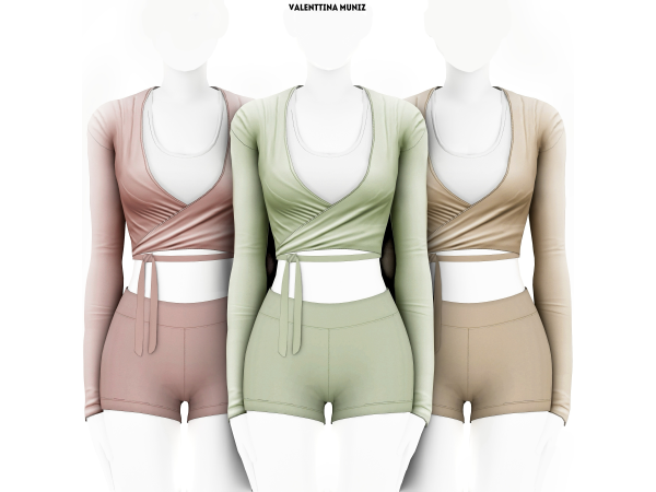 Alpha Matcha girl Set Valenttina Muniz - The Sims 4 Custom Content