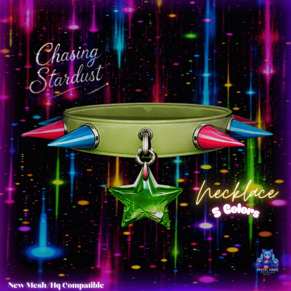 Alpha Chasing Stardust_Necklace by simsfinds - The Sims 4 Custom Content