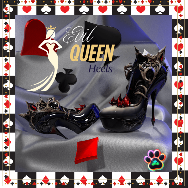 Alpha Evil Queen Heels by simsfinds - The Sims 4 Custom Content