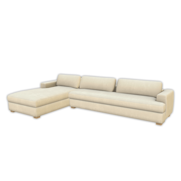 Maxis Match Comiko Living Modern Farm Sofa Threeseater Right by comiko - The Sims 4 Custom Content
