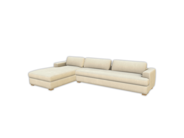 Maxis Match Comiko Living Modern Farm Sofa Threeseater Right - The Sims 4 Custom Content