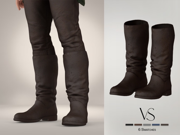 Alpha Archer Set Boots - The Sims 4 Custom Content