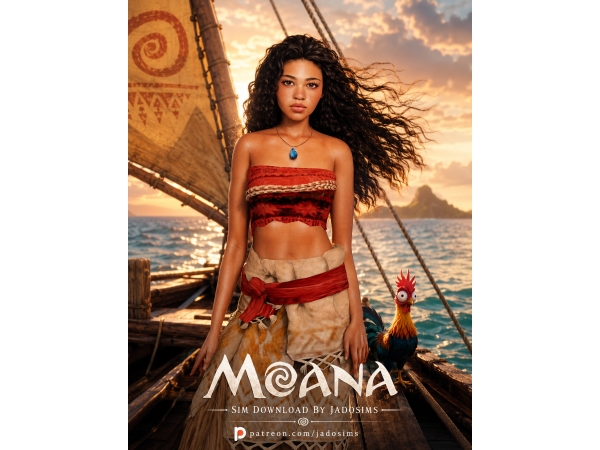 Alpha Moana (Sim Download) - The Sims 4 Custom Content