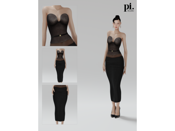 Alpha Jennie's Outfit 2026 Time100 Gala (Patreon) - The Sims 4 Custom Content
