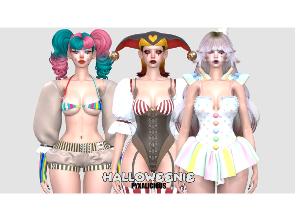 Alpha HALLOWEENIE by pyxalicious - The Sims 4 Custom Content