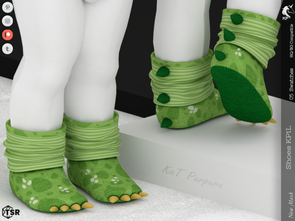 Maxis Match Shoes KP1L Infant by KaTPurpura - The Sims 4 Custom Content