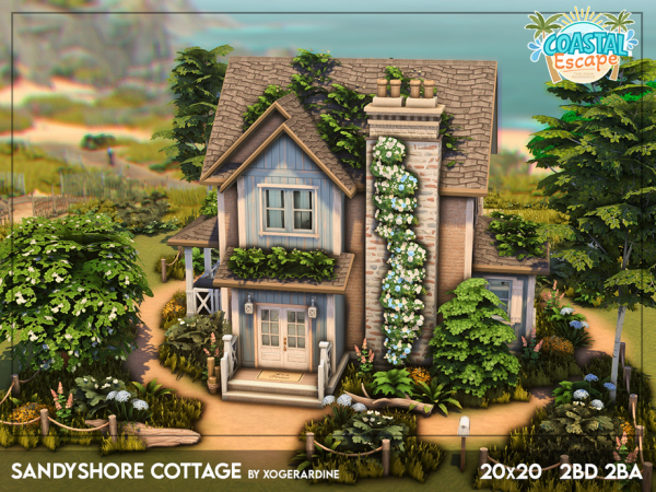Maxis Match Sandyshore Cottage NO by xogerardine - The Sims 4 Custom Content