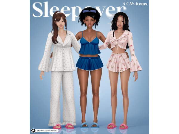 Maxis Match [sleepover] by cazhan - The Sims 4 Custom Content