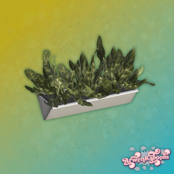 Alpha Marabor Plant 4 by arwenkaboom - The Sims 4 Custom Content