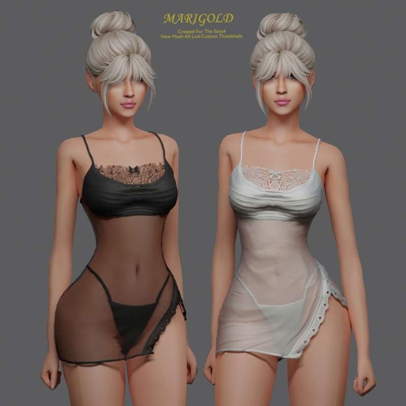 Alpha MARIGOLD TS4_BONNIE by marigoldsims - The Sims 4 Custom Content