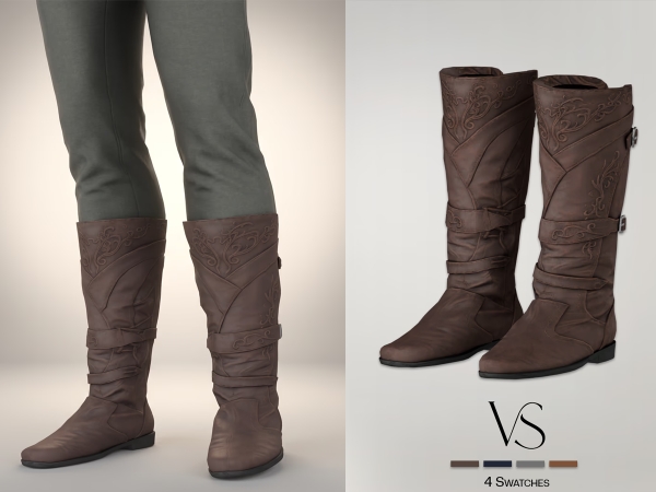 Alpha Legolas Boots - The Sims 4 Custom Content