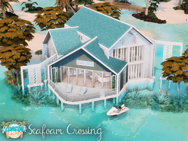 Maxis Match Seafoam Crossing l noCC - The Sims 4 Custom Content