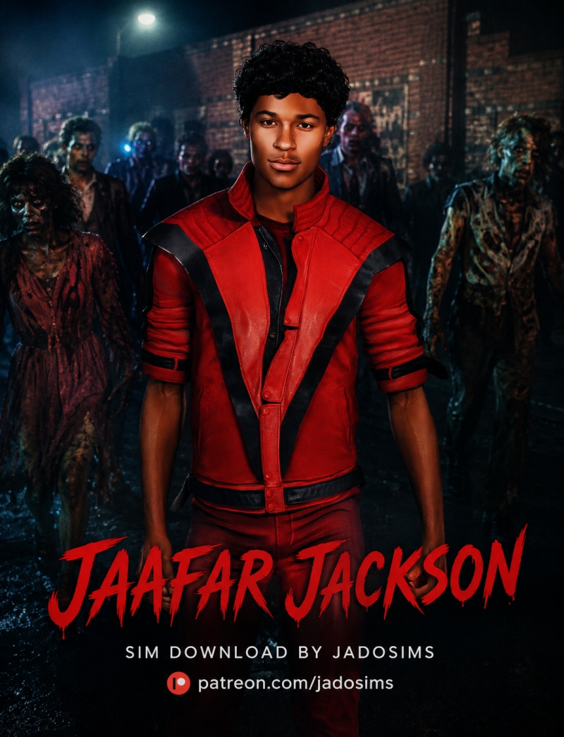 Alpha Jaafar Jackson (Sim Download) by shopwithflynnn - The Sims 4 Custom Content