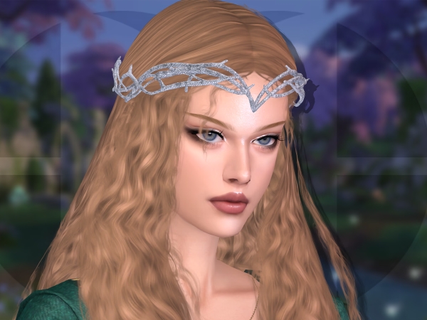 Alpha Galadriel Tiara - The Sims 4 Custom Content