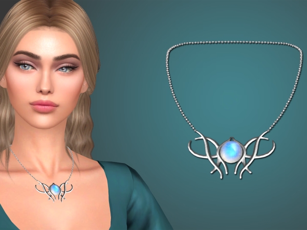 Alpha Mysty necklace - The Sims 4 Custom Content