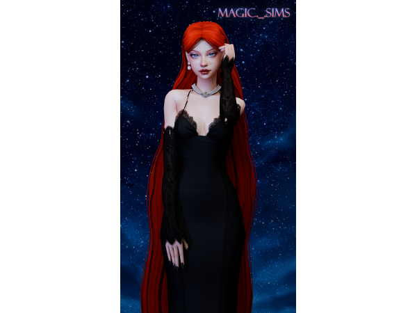 Maxis Match Lúthien hair Magic_sims - The Sims 4 Custom Content