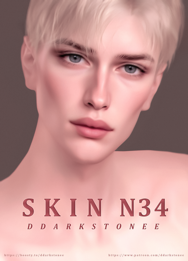 Alpha SKIN N34 by simsfinds - The Sims 4 Custom Content