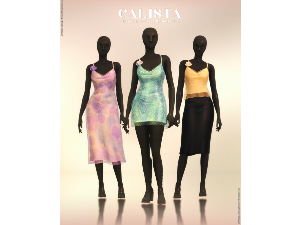 Maxis Match Calista Set by rustysims - The Sims 4 Custom Content