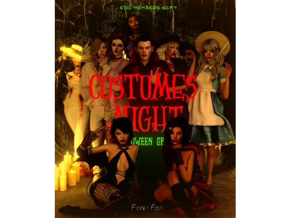 Mix COSTUMES NIGHT - The Sims 4 Custom Content