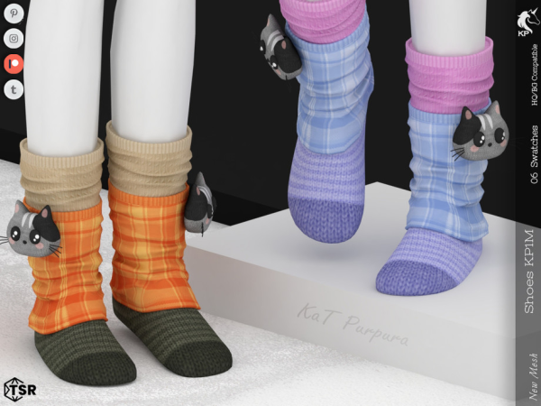 Mix Shoes KP1M Child by KaTPurpura - The Sims 4 Custom Content