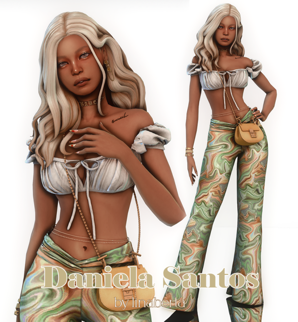 Maxis Match Daniela Santos by simsfinds - The Sims 4 Custom Content